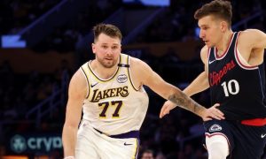 Luka Dončić comanda vitória do Lakers no clássico contra o Clippers