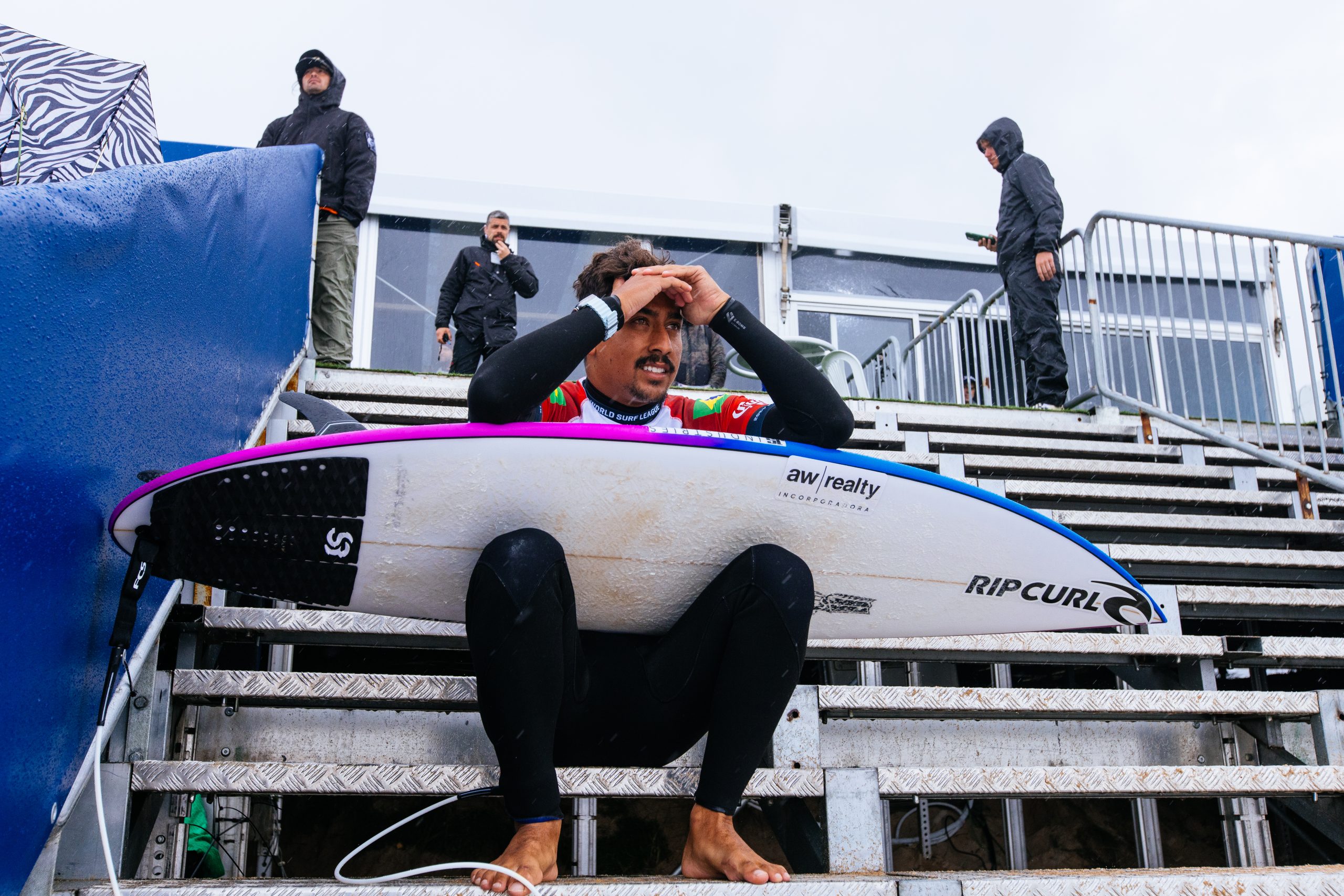 Samuel Pupo em etapa da WSL. (Foto: Laurent Masurel/World Surf League)