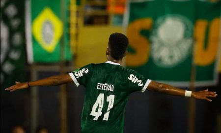 Joia palmeirense, Estevão, pode levar o time ao treta – Divulgação: Cesar Greco/Palmeiras