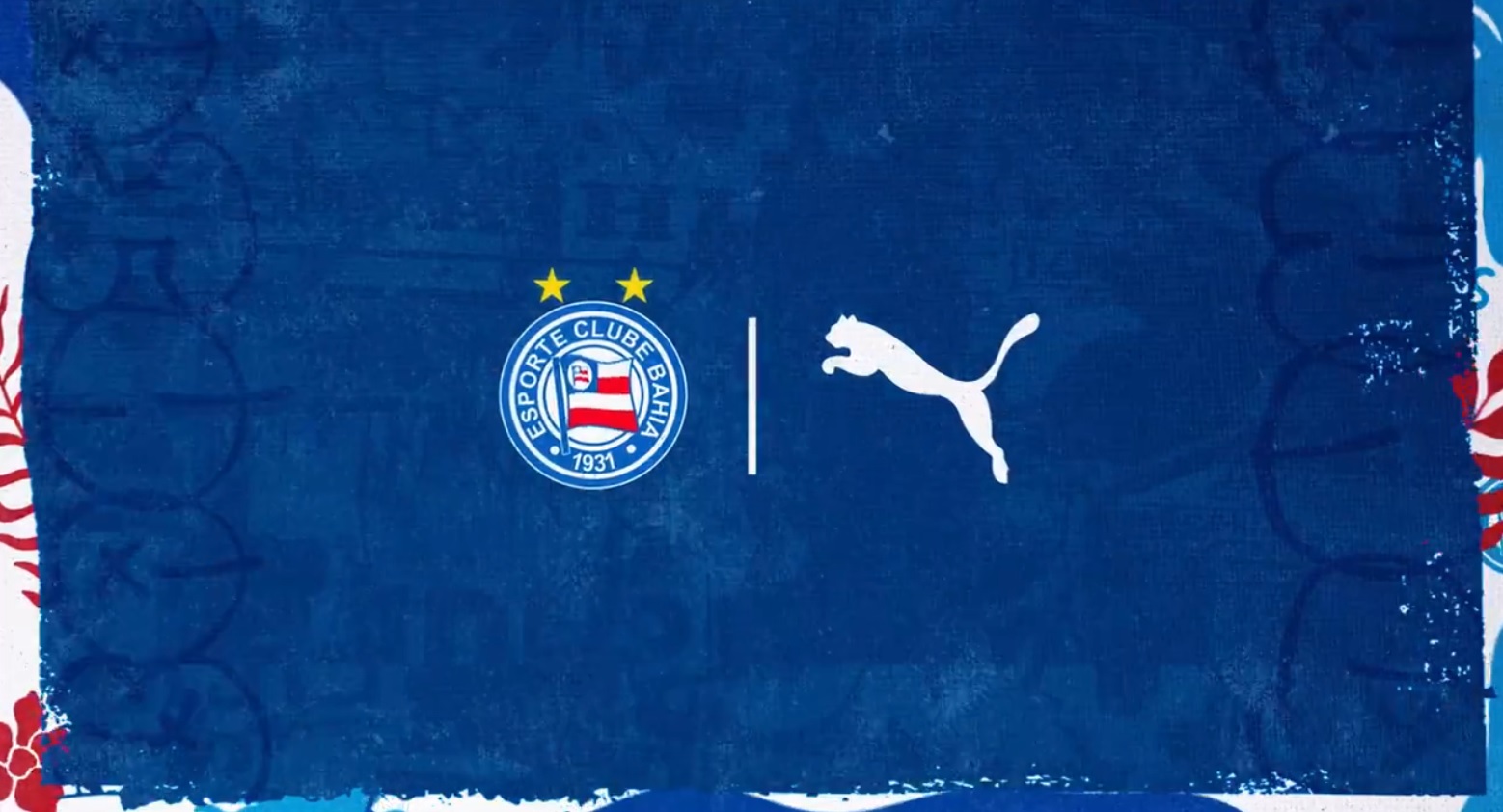 Bahia anuncia parceria com a Puma. (Foto: Reprodução/ECB)