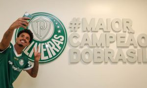 Lucas Evangelista, novo reforço do Palmeiras. (Foto: Cesar Greco/Palmeiras/by Canon)