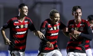 Flamengo vence o Palmeiras nos pênaltis e conquista a Libertadores Sub-20. (Foto: Divulgação/Flamengo)