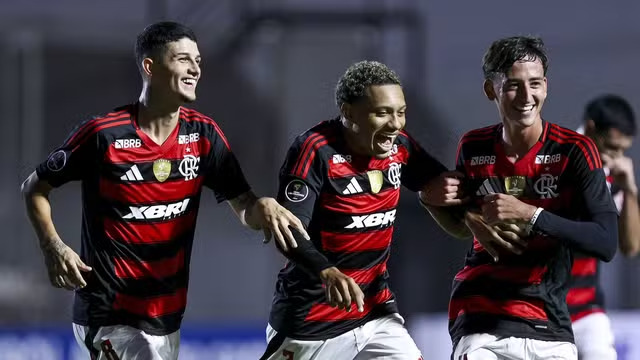 Flamengo vence o Palmeiras nos pênaltis e conquista a Libertadores Sub-20. (Foto: Divulgação/Flamengo)