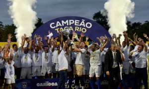 Sampaio Corrêa vence e conquista o título da Taça Rio.