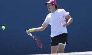 Fonseca treina em Miami (Foto: Andrew Eichenholz | @atptour)