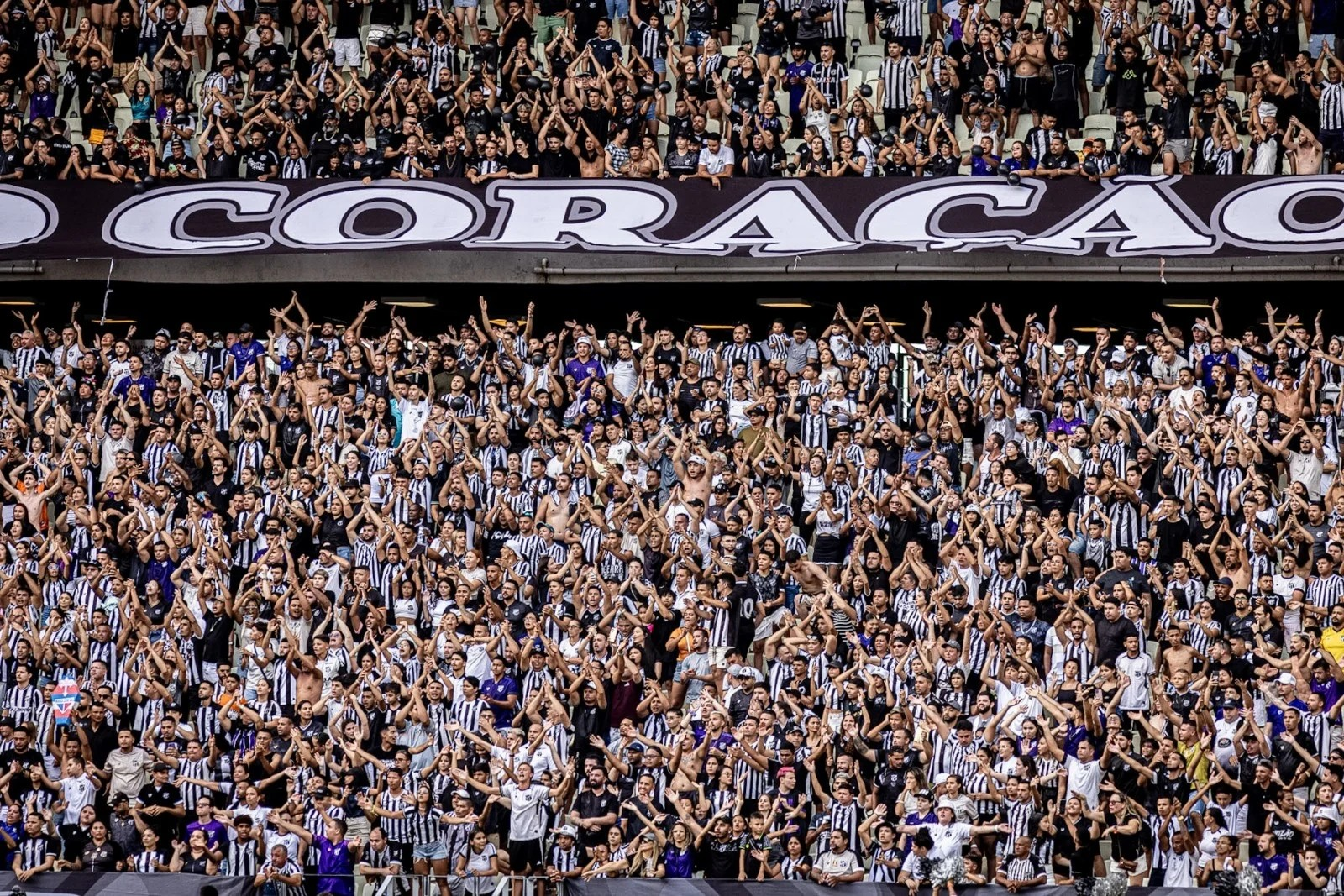 Torcida do Ceará na Arena Castelão. (Foto: Gabriel Silva/CSC)