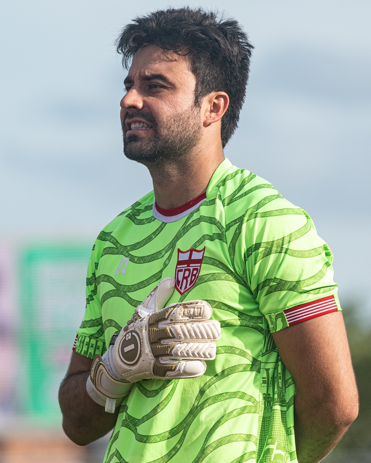 O goleiro do CRB, Matheus Albino. (Foto: Francisco Cedrim)